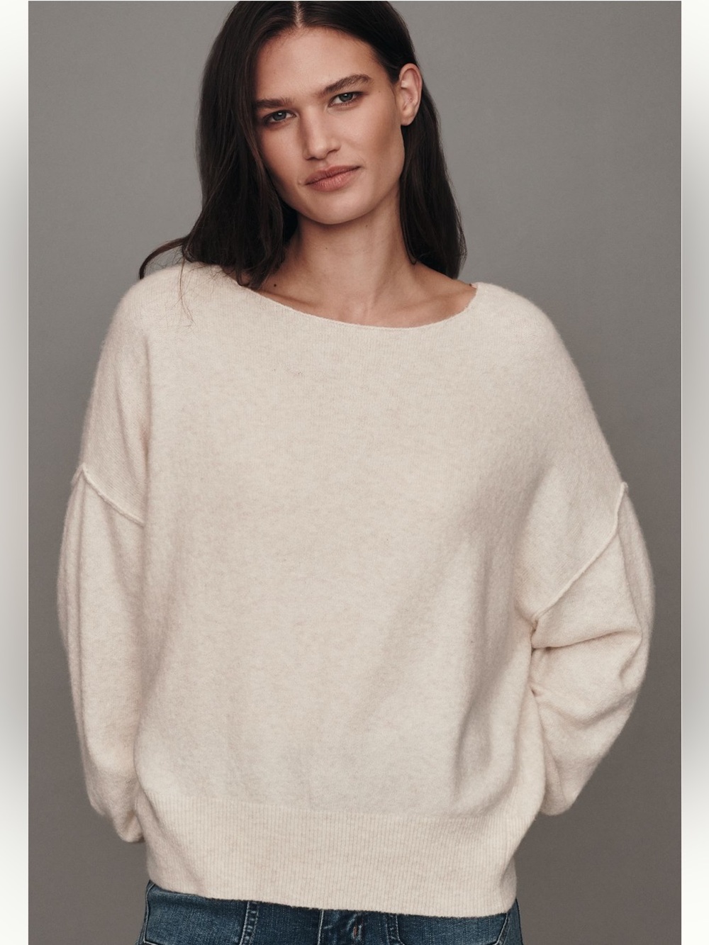 Anthropologie Haley Boat-Neck Wool Blend Sweater NWT